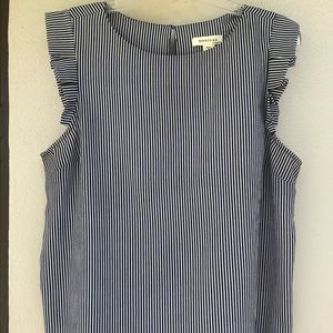 Womens top Navy blue stripes
